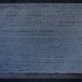 Untitled 501, oil stick, graphite on 90” black Stonehenge, 22”x30” thumbnail